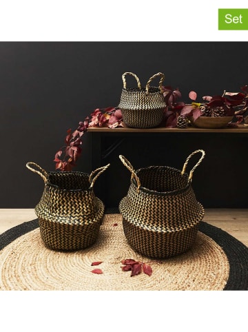 Ethnical Life 3-częściowy zestaw w kolorze żółto-czarnym