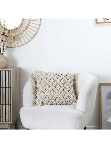 Ethnical Life Kissen in Beige - (L)40 x (B)40 cm