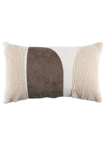 HYGGE Kussen beige/lichtbruin - (L)30 x (B)50 cm