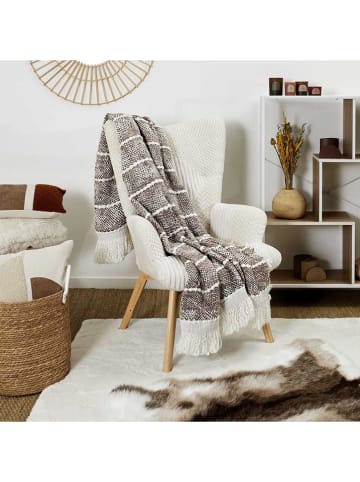 Ethnical Life Plaid lichtbruin - (L)150 x (B)120 cm