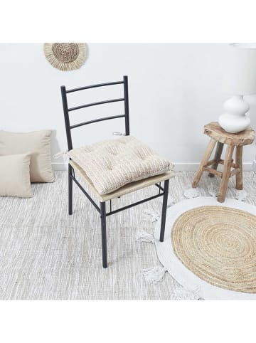 Garden Spirit Stuhlkissen in Beige - (L)40 x (B)40 cm