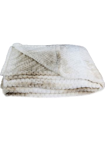 THE HOME DECO FACTORY Plaid beige - (L)200 x (B)150 cm