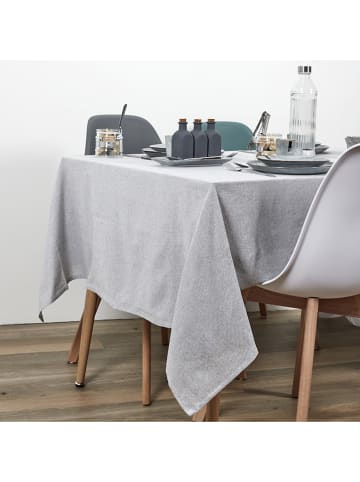 THE HOME DECO FACTORY Tischdecke in Grau - (L)250 x (B)140 cm