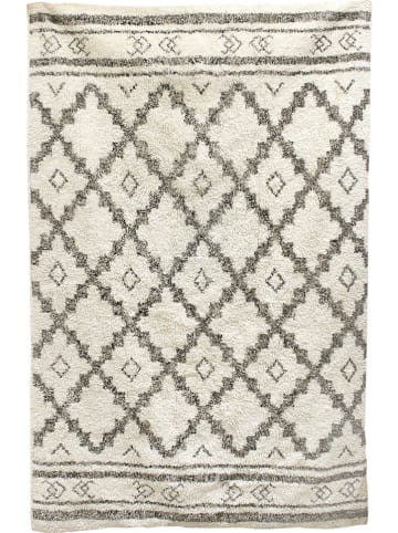 Ethnical Life Katoenen tapijt crème/grijs - (L)170 x (B)120 cm