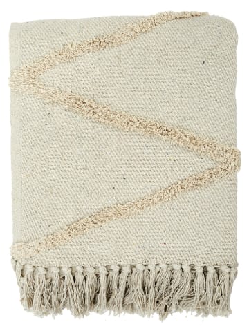 Ethnical Life Plaid in Taupe - (L)150 x (B)120 cm