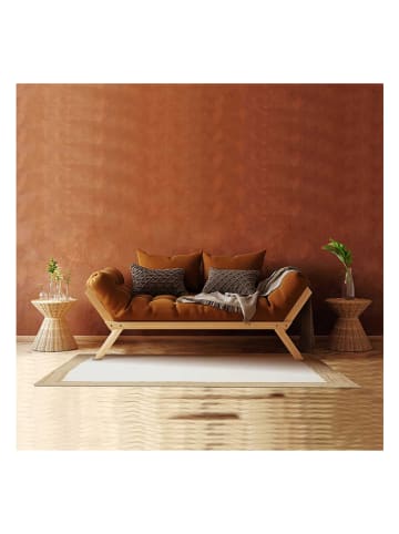 Ethnical Life Jute-Teppich in Hellbraun/ Creme - (L)170 x (B)120 cm