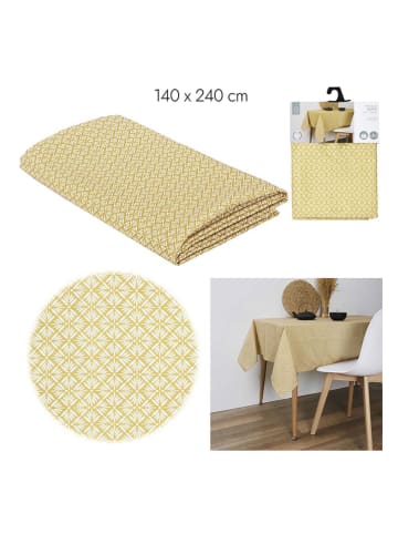 Ethnical Life Tafellaken geel - (L)250 x (B)140 cm