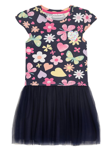 Danamade Kleid "Diasmina" in Dunkelblau/ Rosa