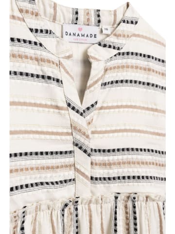 Danamade Jurk "Dkahula" crème/beige/zwart