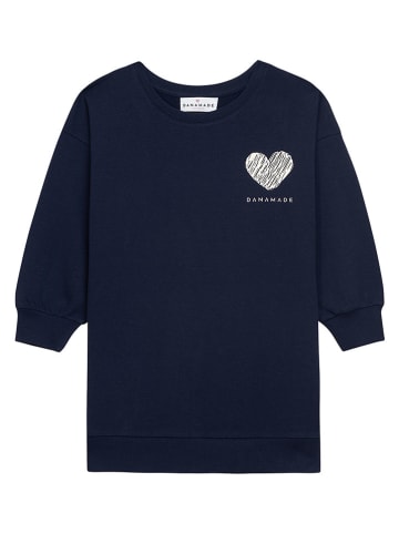Danamade Sweatshirt "Elena" donkerblauw/wit