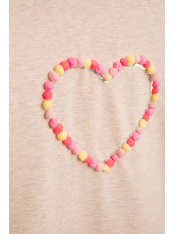 Danamade Sukienka "Lexy" w kolorze beżowo-różowym