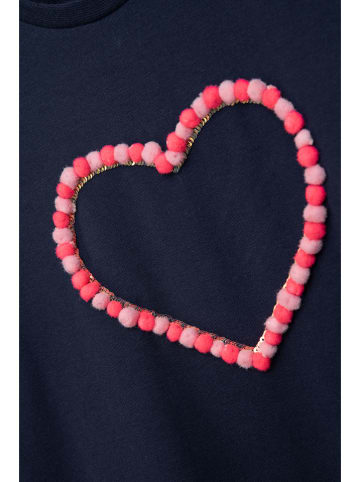 Danamade Kleid "Lexy" in Dunkelblau/ Pink