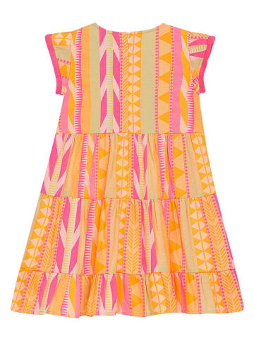 Danamade Kleid "Dserena" in Orange/ Pink/ Gelb