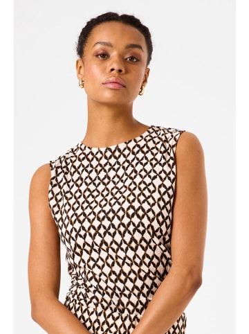 Garcia Top in Creme/ Braun