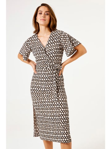 Garcia Kleid in Weiß/ Braun