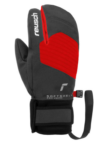 Reusch Ski-/snowboardwanten "Simon R-TEX® XT" antraciet/rood