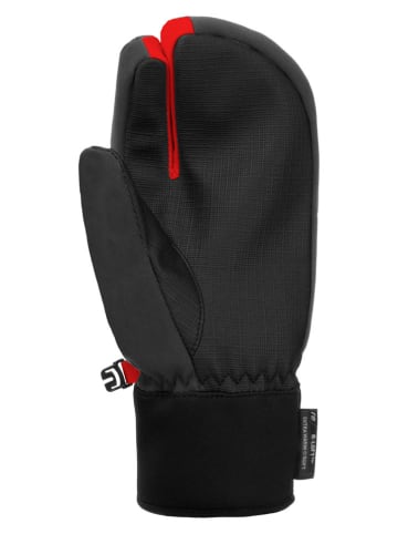 Reusch Rękawiczki narciarskie "Simon R-TEX® XT" w kolorze antracytowo-czerwonym