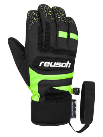 Reusch Rękawiczki funkcyjne "Chris" w kolorze czarno-zielonym