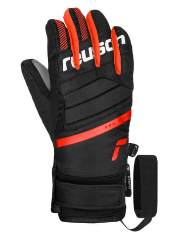 Reusch Rękawiczki funkcyjne "Warrior R-TEX® XT" w kolorze czarno-pomarańczowym