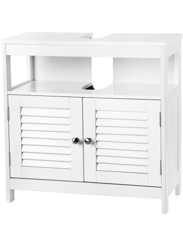 Songmics Wastafelonderkast wit - (B)60 x (H)60 x (D)30 cm