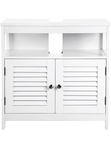 Songmics Wastafelonderkast wit - (B)60 x (H)60 x (D)30 cm