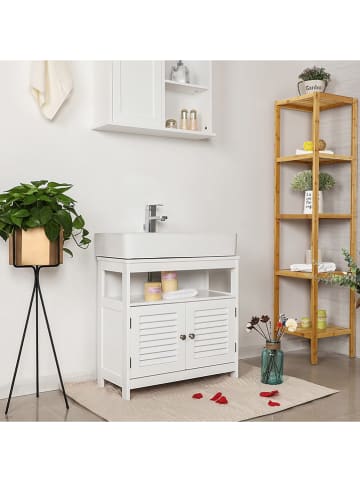 Songmics Wastafelonderkast wit - (B)60 x (H)60 x (D)30 cm