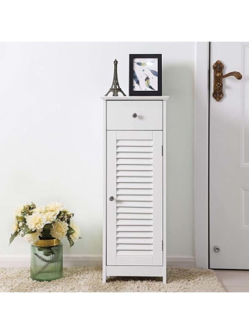 Songmics Badkamerkast wit - (B)32 x (H)87 x (D)30 cm