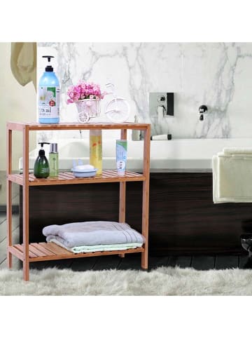 Songmics Staande kast lichtbruin - (B)60 x (H)66 x (D)26 cm