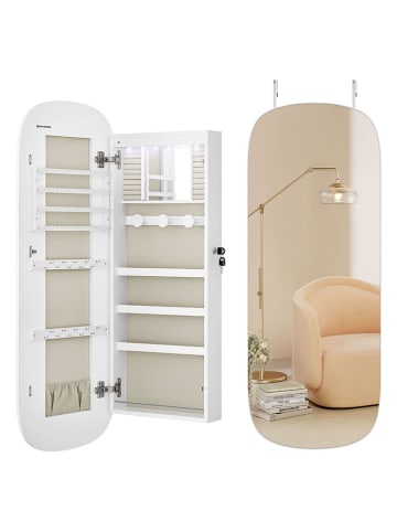 Songmics Wandspiegel wit - (B)42 x (H)108 x (D)10 cm