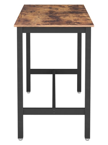 Songmics Stolik barowy w kolorze brązowym - 120 x 90 x 60 cm