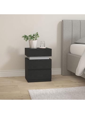 Songmics Nachtkastje zwart - (B)40 x (H)55 x (D)35 cm