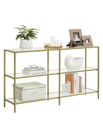 VASAGLE Console goudkleurig - (B)130 x (H)73,3 x (D)30 cm
