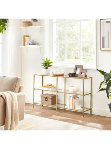 VASAGLE Konsole in Gold - (B)130 x (H)73,3 x (T)30 cm