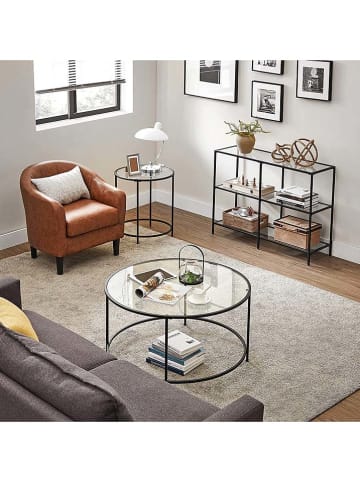 Songmics Standregal in Schwarz - (B)100 x (H)73 x (T)30 cm