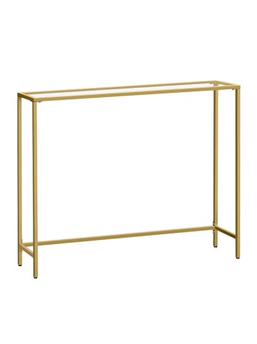 Songmics Kredens w kolorze złotym - 100 x 80 x 20 cm