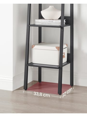 VASAGLE Standregale in Schwarz - (B)33,8 x (H)170 x (T)30 cm