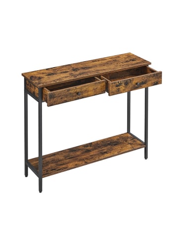 Songmics Sideboard in Braun - (B)100 x (H)80 x (T)30 cm