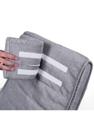 Songmics Schaukelstuhl in Grau - (B)55 x (H)91 x (T)80 cm