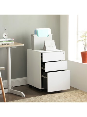 Songmics Trolley wit - (B)39 x (H)60 x (D)52 cm