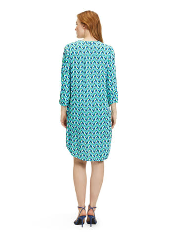 Betty Barclay Jurk lichtblauw/groen