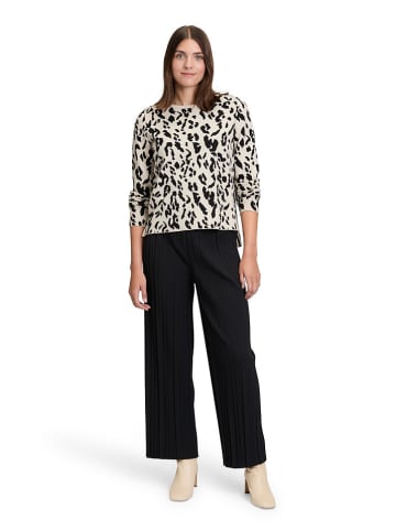 Betty Barclay Pullover in Creme/ Schwarz