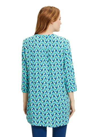 Betty Barclay Bluse in Grün/ Blau