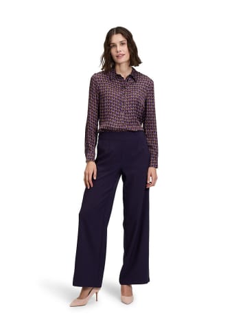 Betty Barclay Blouse paars/zwart/bruin