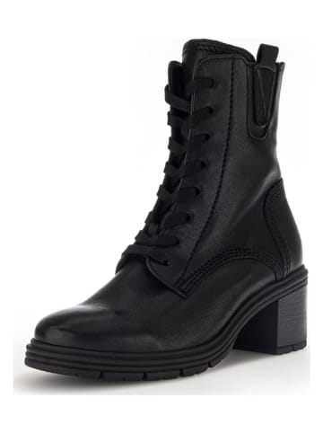 Gabor Leder-Stiefeletten in Schwarz
