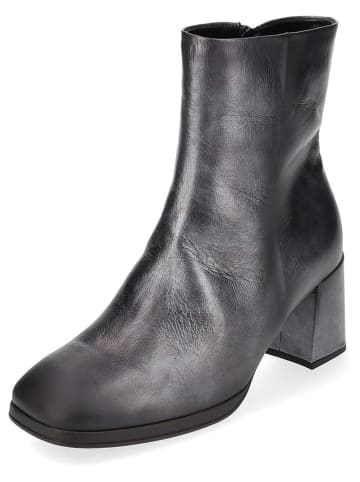Gabor Leder-Stiefeletten in Anthrazit