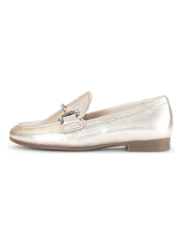 Gabor Leren mocassins "Gabor" goudkleurig
