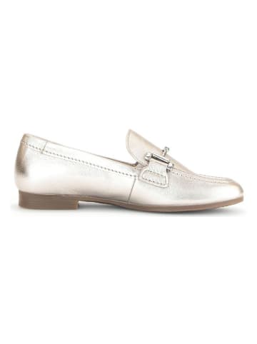 Gabor Leren mocassins "Gabor" goudkleurig