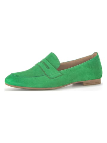 Gabor Leren mocassins "Gabor" groen