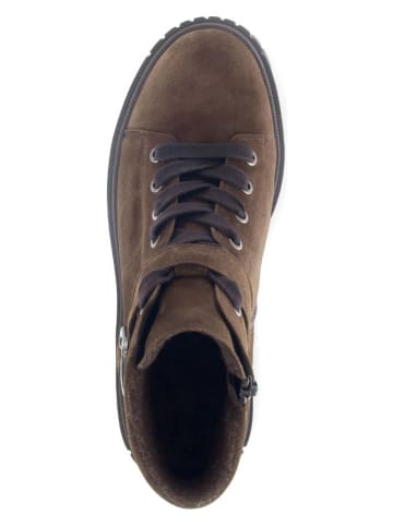 Gabor Leren boots bruin