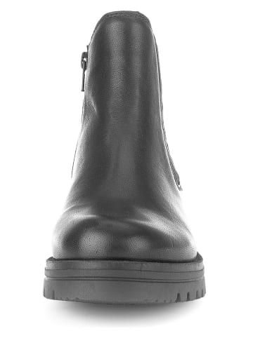 Gabor Leder-Boots in Schwarz
